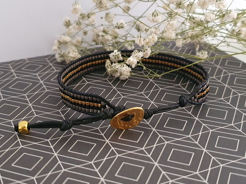 Handmade Beaded Bracelet Stacking BraceletMinimalist BraceletDainty BraceletGreek JewelryArmcandyArmpartyMiyuki Delica Bracelet