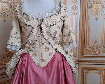 Marie Antoinette romantic silk dress