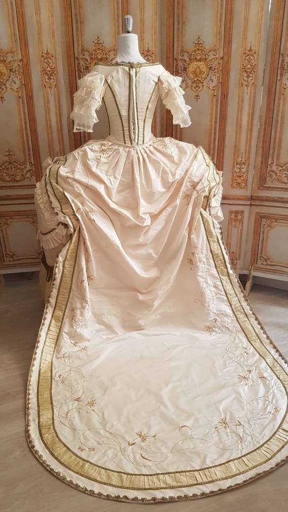 Marie Antoinette Robe De Cour at Versailles - Etsy