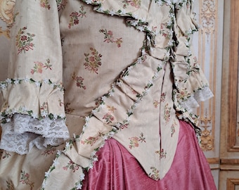 Marie Antoinette romantic silk dress