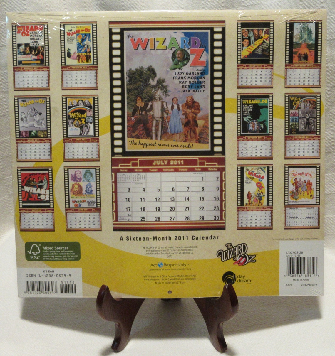 2025 Wizard Of Oz Calendar Tomi Farrand