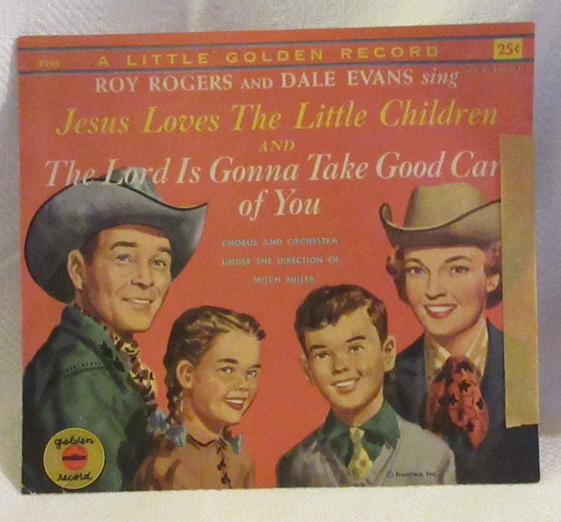 Vintage 1950.s Little Golden Book Record Roy Rogers and Dale | Etsy