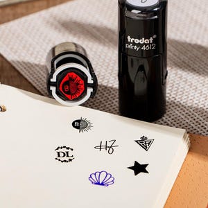 Personalized Business Stamp, Personalized Stamp for Loyalty Card, Mini Stamp Logo, Coffee Card Stamp, Custom Small Loyalty Stamp