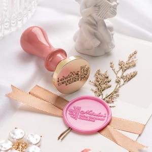 Aangepaste lakstempel, eerste lakzegelstempel aangepast voor cadeau, voor huwelijksuitnodiging, gepersonaliseerde bruiloft lakzegel, huwelijksgeschenken, cadeau voor haar