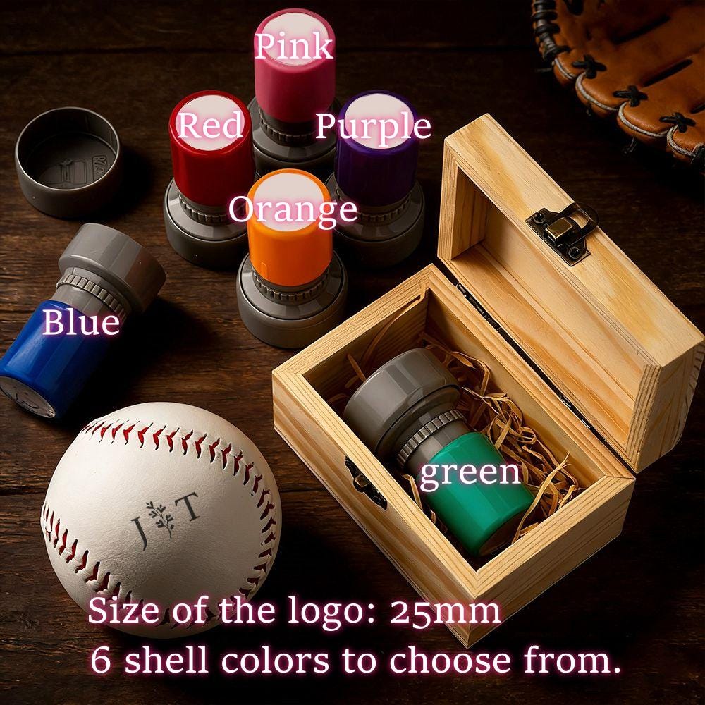 Custom Baseball Team Stamp, Personalized 25mm Stamp/ Baseball Team ...