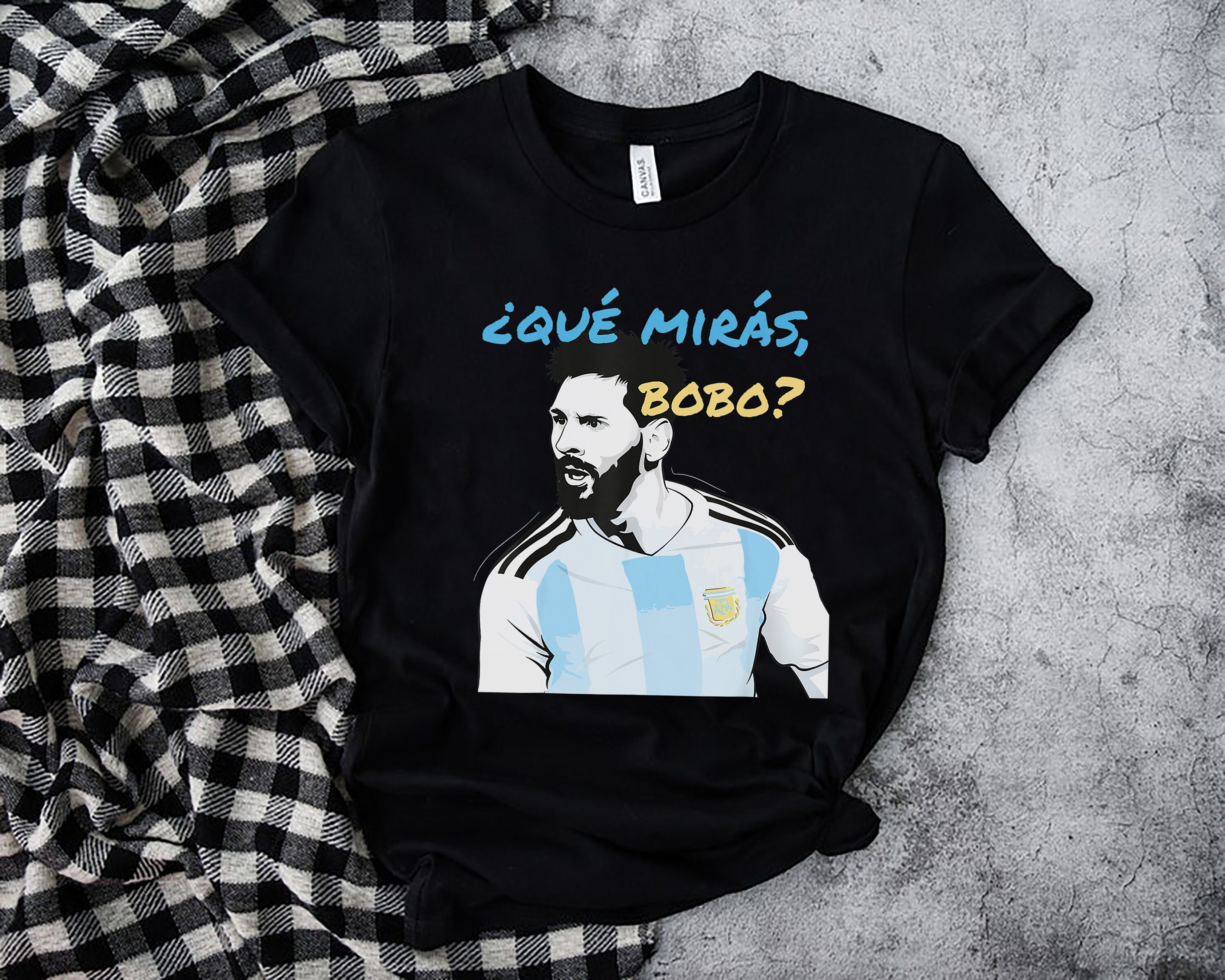 Discover M E S S I Que Mira Bobo Shirt, Qu miras, bobo? And para all, Unisex Shirt