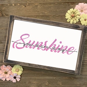 You are my Sunshine Knockout SVG
