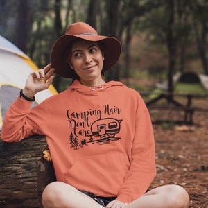Camping Hair Don't Care Digital SVG File