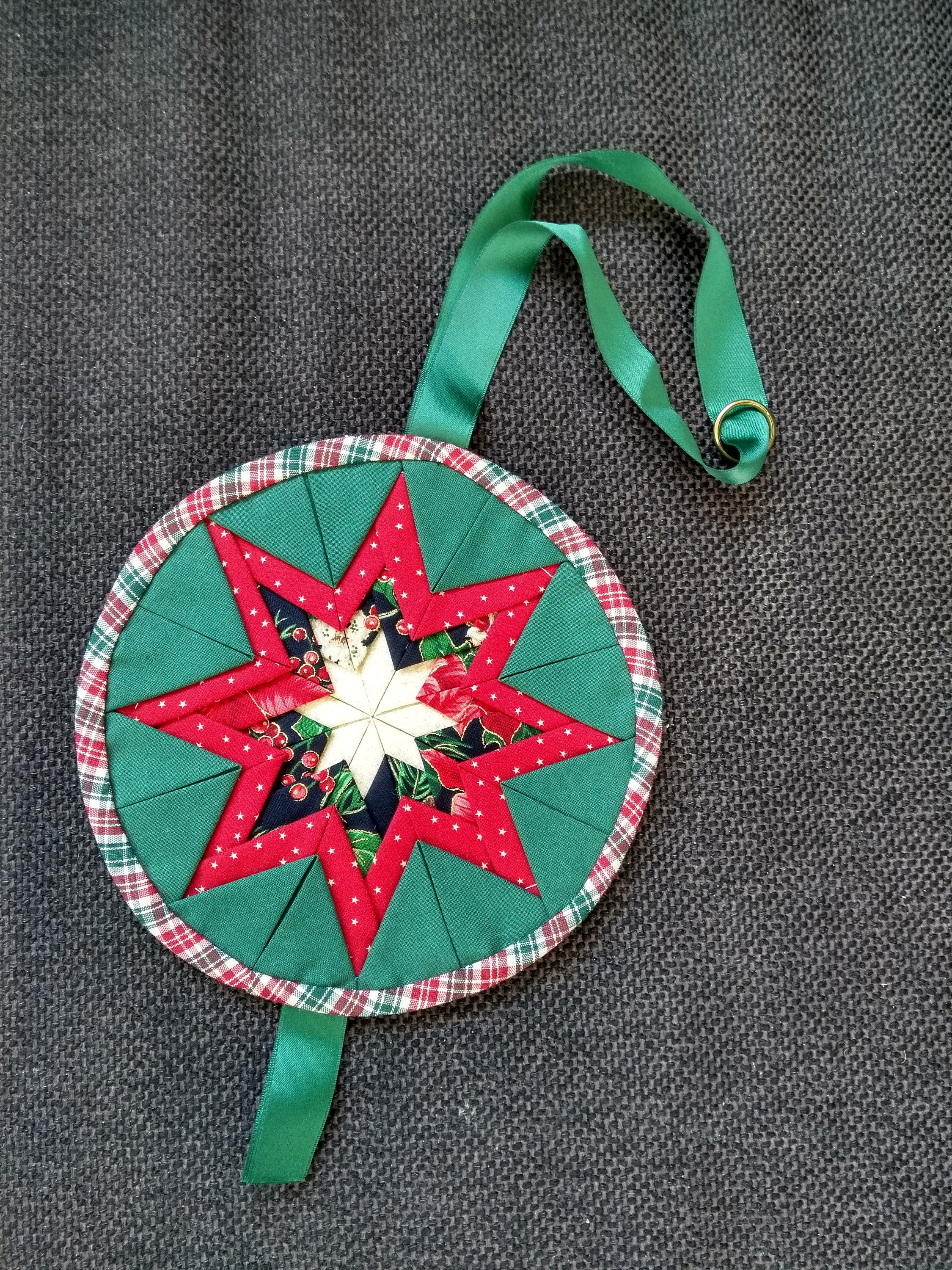 Handmade Quilt Christmas Star 20cm Etsy