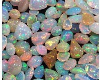 Ethiopian Welo Fire Opal Gemstone Lot: AAA++ Quality, Mix Shape