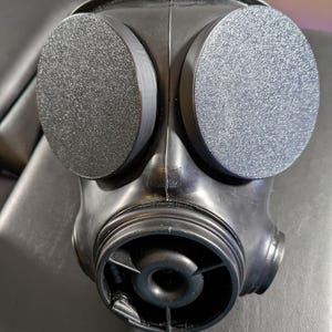 3D-Printed S10 Gasmask Lens Caps - Kink Edition with Blindfold Feature