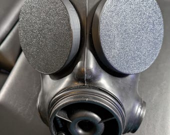 Gas Mask Blackout Lens For Sensory Deprivation (Fits GP-5, S10, 4A1, MC-1, PMG, FM12)