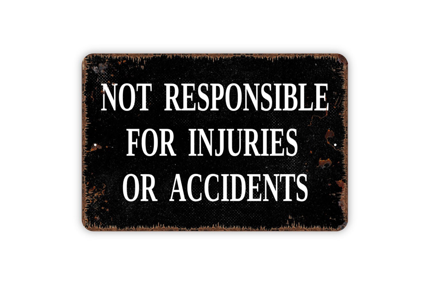 Not Responsible for Accidents Sign - Etsy not-responsible-for-accidents-sign-etsy