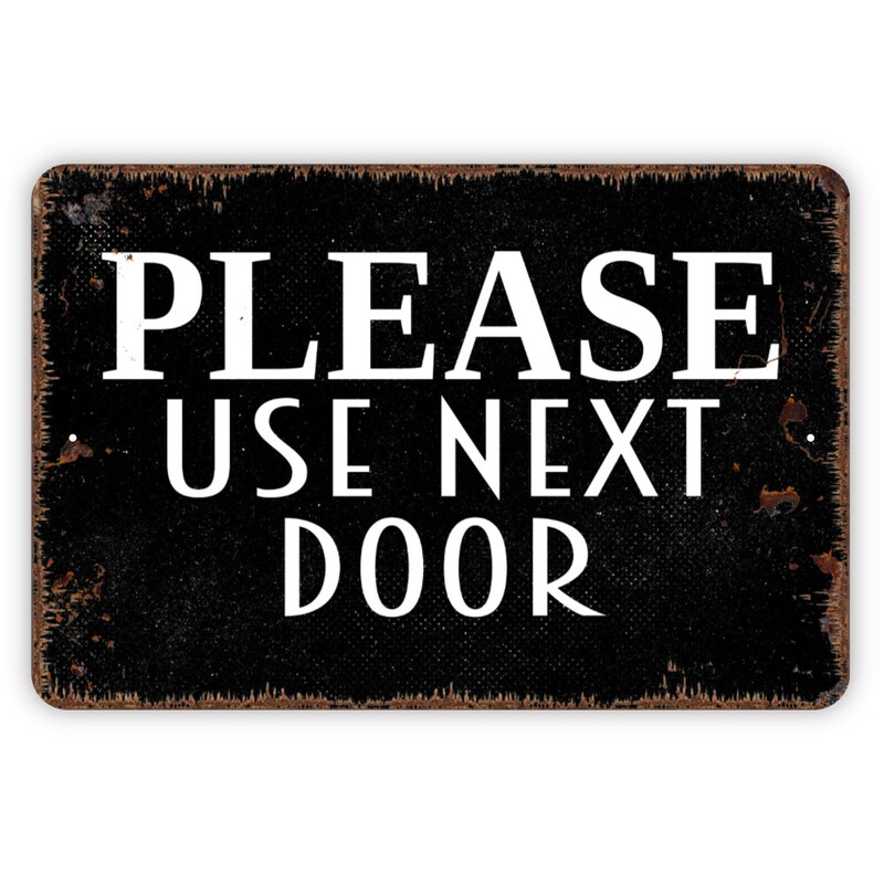 Ue Next Ramp Sign Use Next Door Signs - Etsy