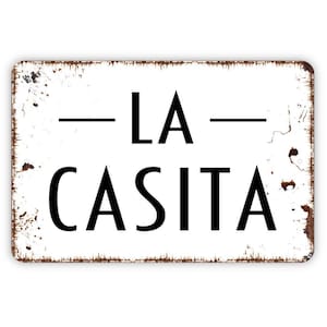 La Casita Sign - Metal Indoor or Outdoor Wall Art