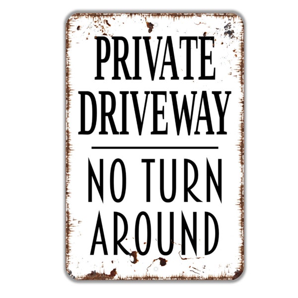 Driveway Sign Etsy