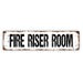 Fire Riser Room Sign - Emergency Fire Alarm Extinguisher Vinyl Sticker ...
