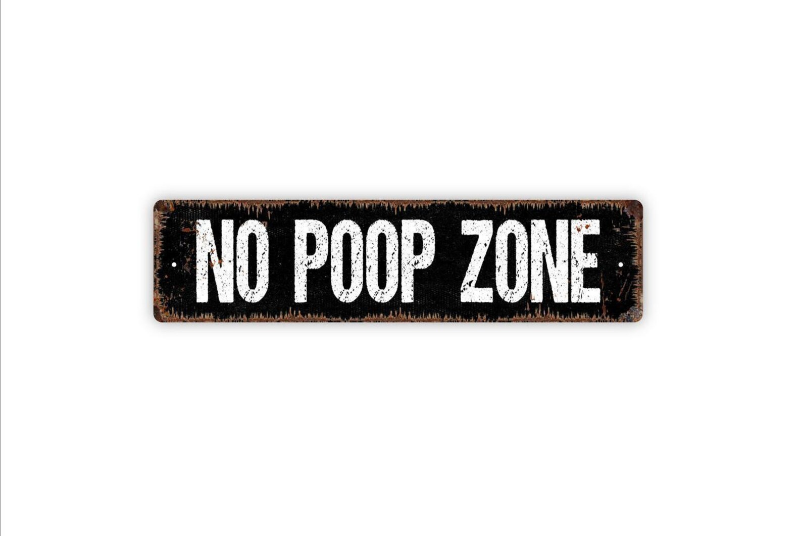 Poop Rule Sign No Poop Zone Sign | Funny Yard Warning Sign | Pet Rules Wall Art | Lawn ...