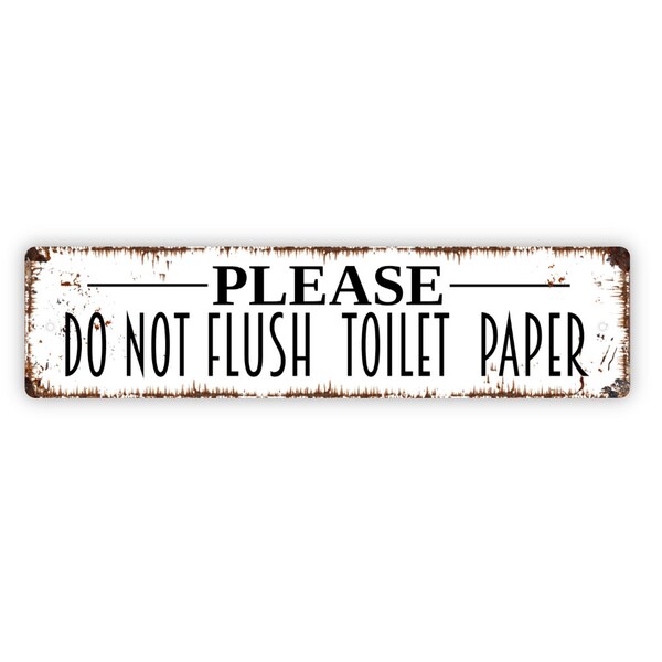 Do Not Flush Wall Plaque Etsy