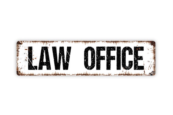 Law Office Metal Sign Funny Lawyer or Attorney Distressed - Etsy Australia Law Office Metal Sign Funny Lawyer or Attorney Distressed - Etsy Australia