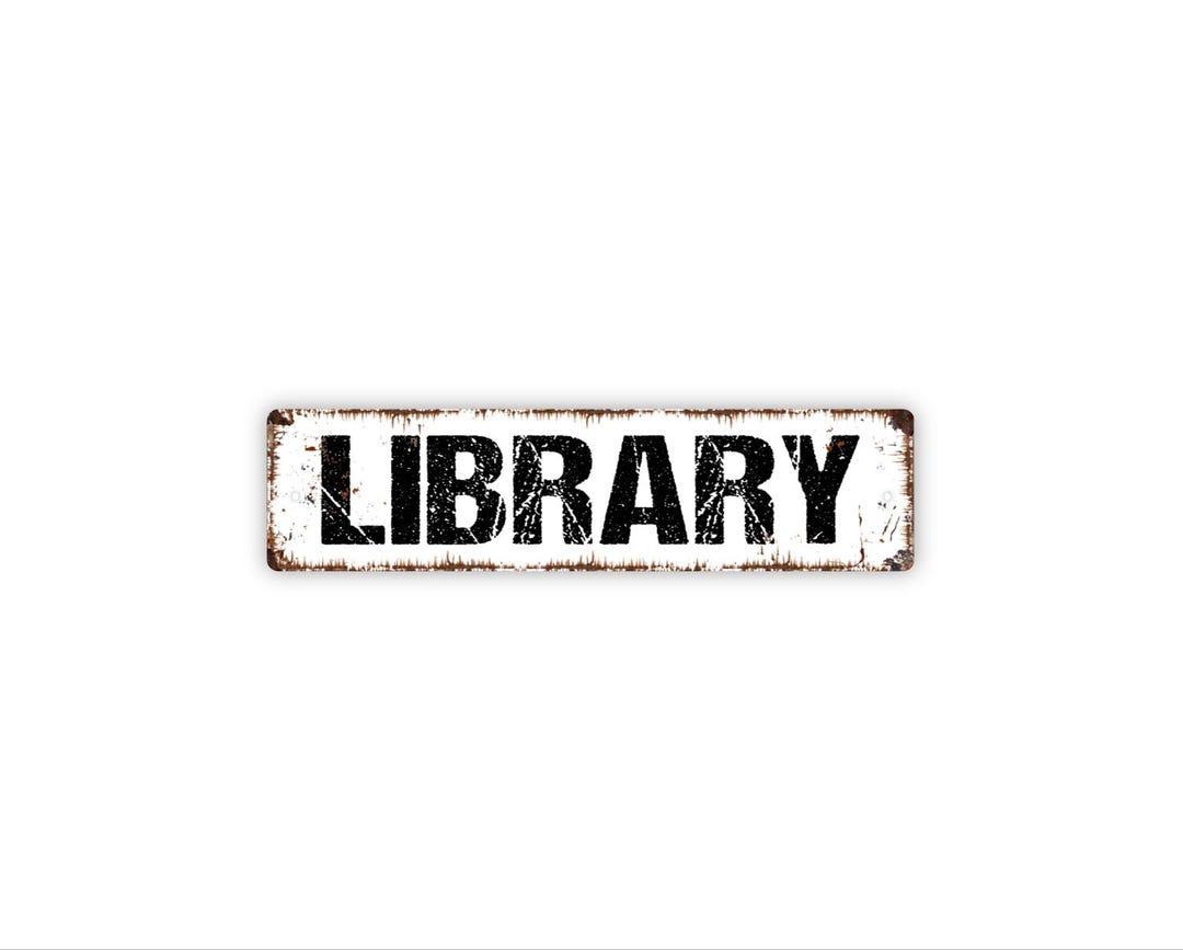 Library Shadow Sign This item is unavailable - Etsy