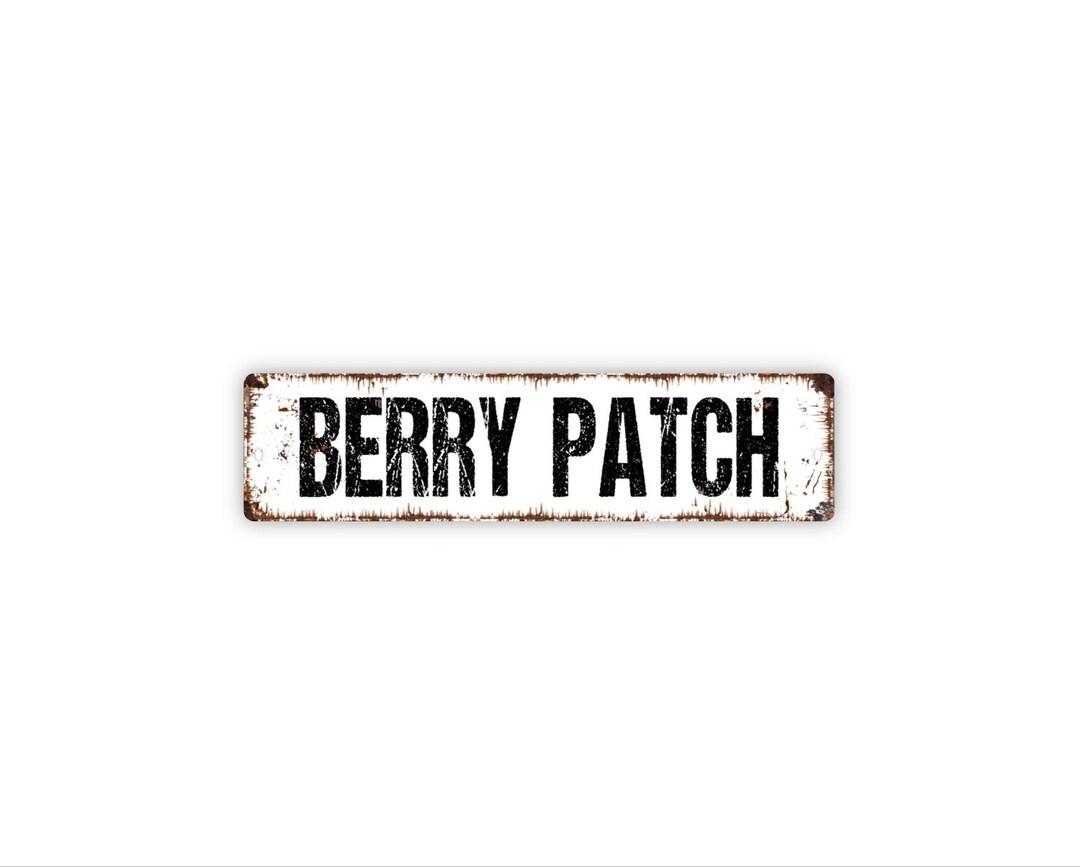 Berry Patch Sign – Rustic Farmhouse Kitchen Wall Decor – Farmers Market ...