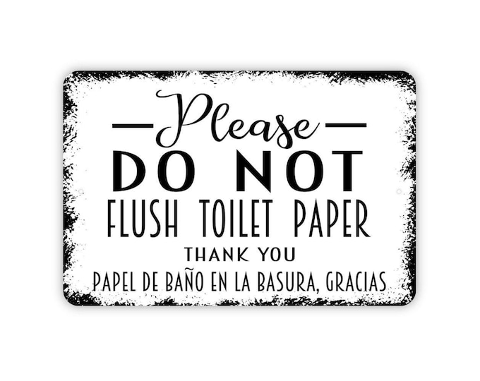 TOILET PAPER ONLY - 10cm - Sticker/autocollant