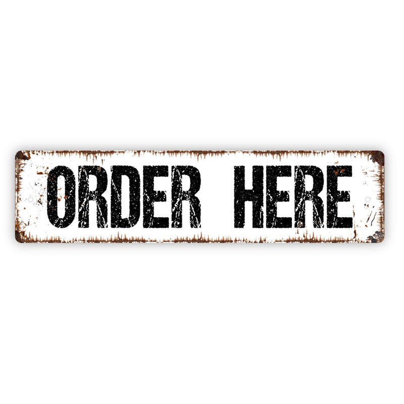 Order Here Sign - Etsy