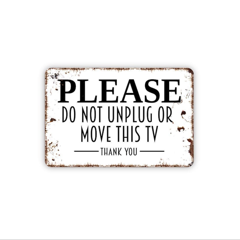Do Not Move Rocker Image Do Not Move Signs - Etsy