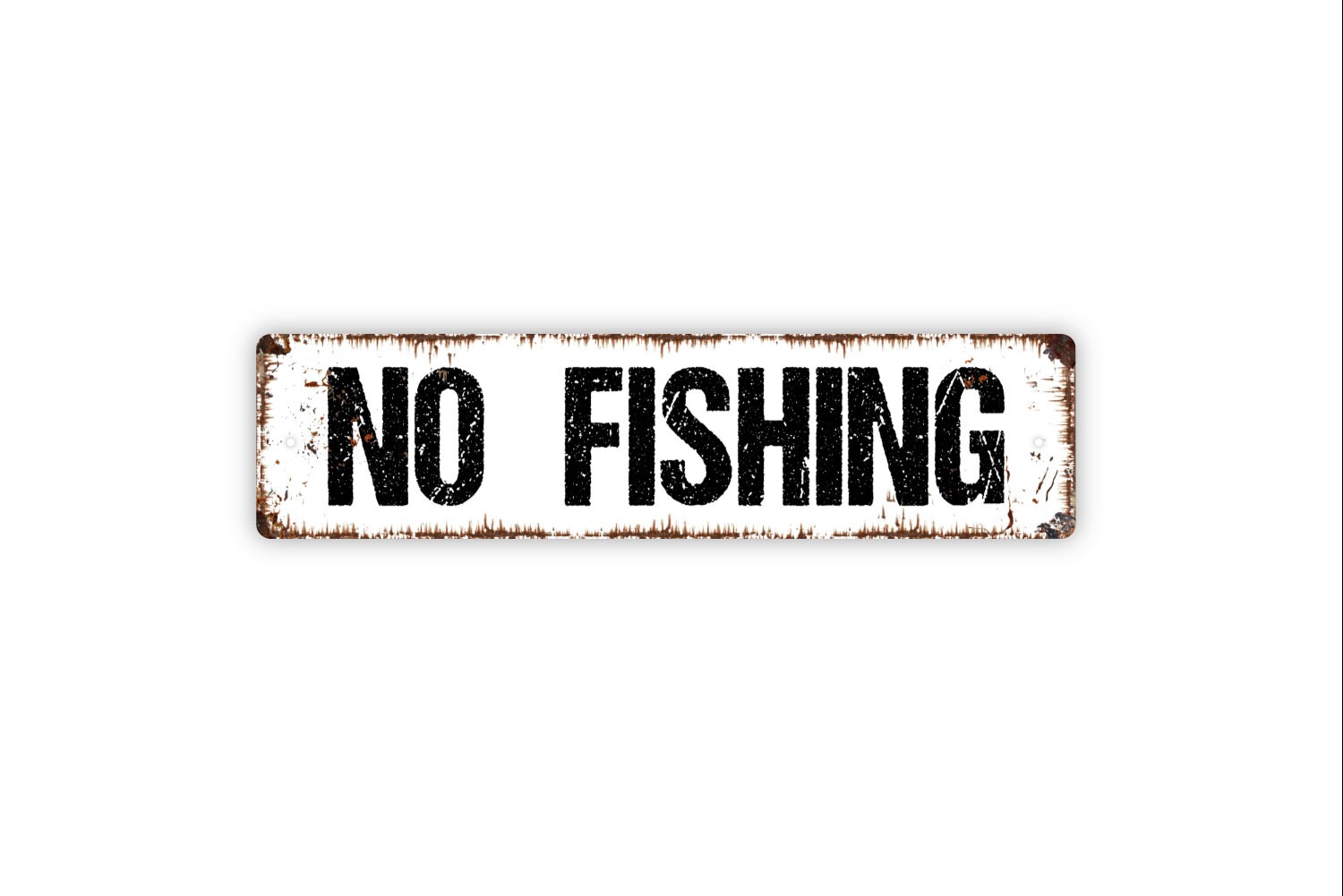 No Fishing Decal – New Signs