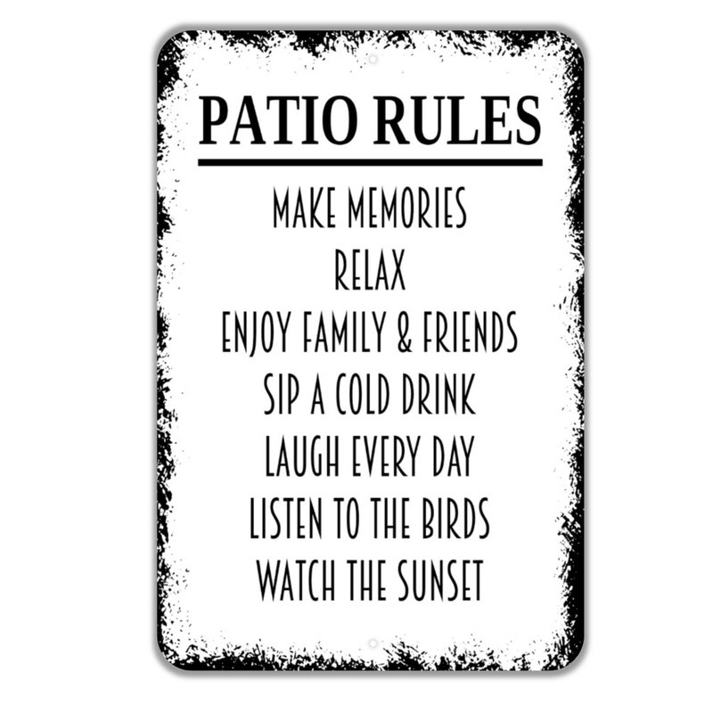Wood Patio Signs - Etsy