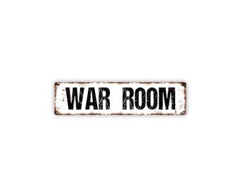 War Room Sign | Prayer Room Gift | Faith Based Home Decor | Christian Prayer Closet Strategy Worship Space Sign