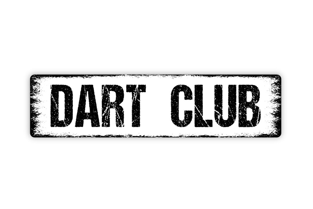 Dart Club Sign Pool Hall Darts Billiards Lounge Bar Pub Man Etsy