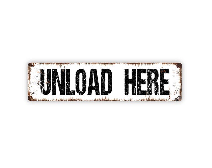 Unload Here Ski Sign, Ski Door Mat, Ski Slope Doormat, Gift for Skier ...