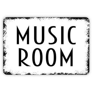 Music Room Sign or Sticker, Music Wall Art, Studio Decor, Band Practice Room Sign, Music Teacher Gift, Home Studio Wall Quote, Music Lover