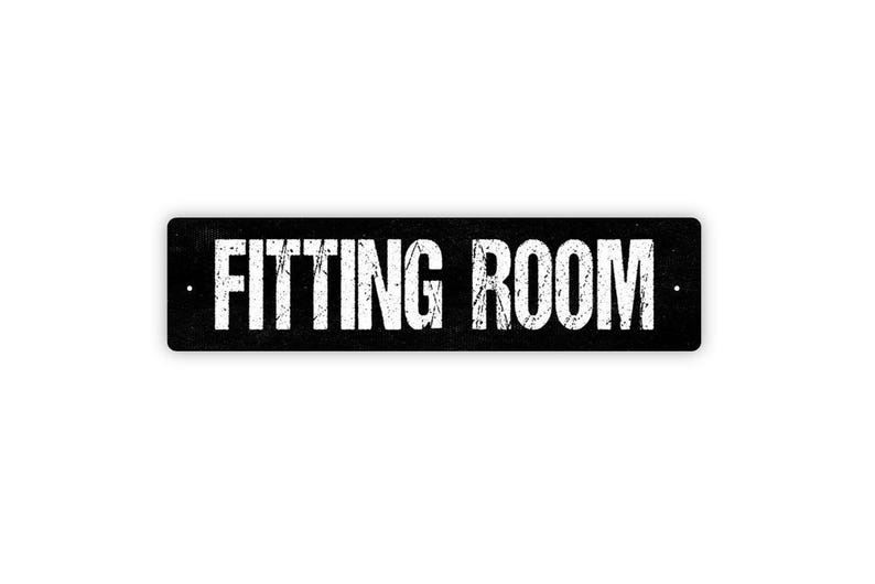 Fitting Room Sign or Sticker, Boutique Door Décor, Dressing Room Wall ...