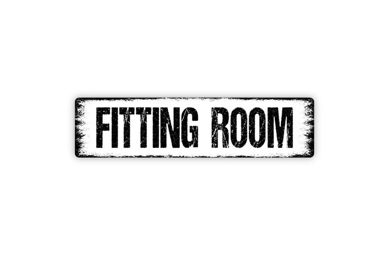 Fitting Room Sign or Sticker, Boutique Door Décor, Dressing Room Wall ...