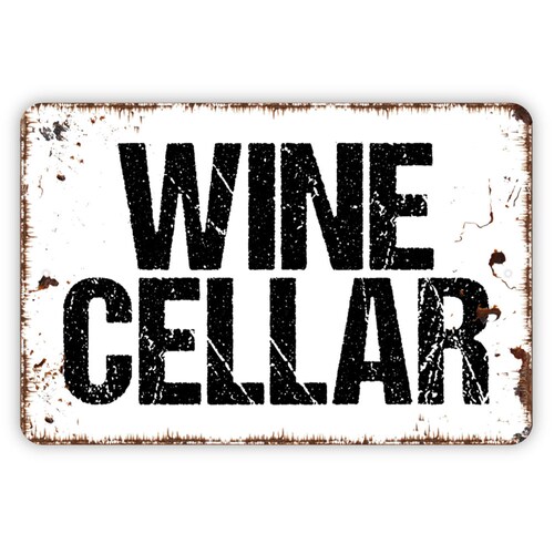 Custom Wine Cellar Sign Etsy