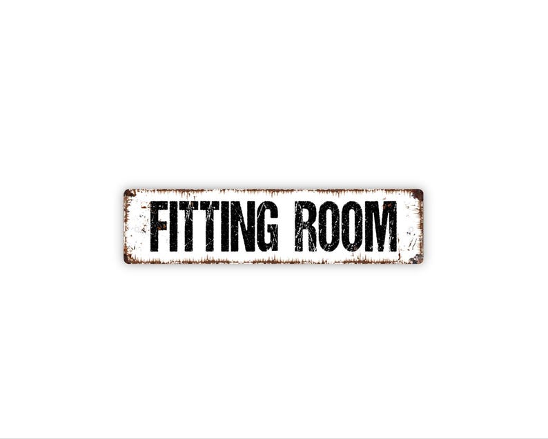 Fitting Room Sign or Sticker, Boutique Door Décor, Dressing Room Gift ...