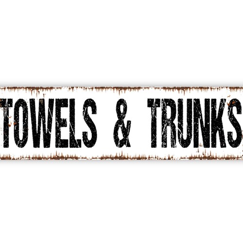 Pool Bath Sign Bathroom Swimming Pool Rustic Custom Metal Etsy