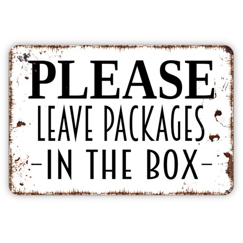 Custom Delivery Instructions Sign Etsy