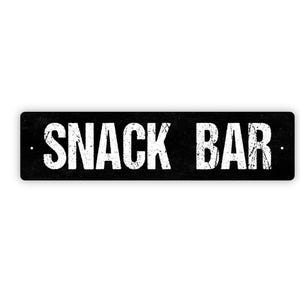Snack Bar Sign | Kitchen Game Room Gift | Home Movie Night Treat Station Decor | Family Party Snack Area Sign image 4
