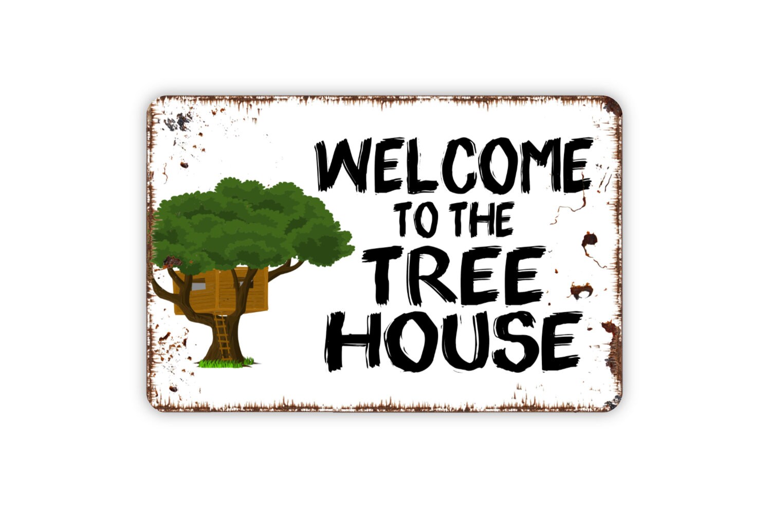 To The Kids Tree House Sign Custom First or Family Etsy