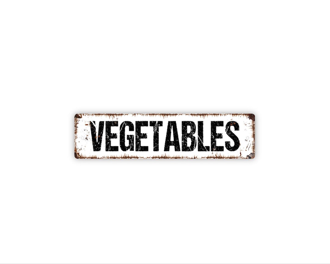 Vegetables Sign | Farm Kitchen Gift | Garden Harvest Produce Decor ...