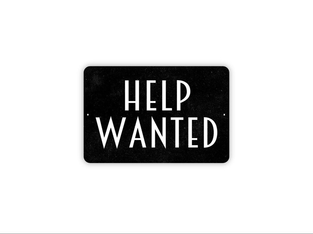 Help Wanted Sign | Now Hiring Business Sign | Job Opening Notice ...