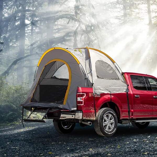 Portable Foldable 210D Oxford Pickup Truck Tent Truck Awning Car Pickup Outdoor Camping Rear Truck Tent