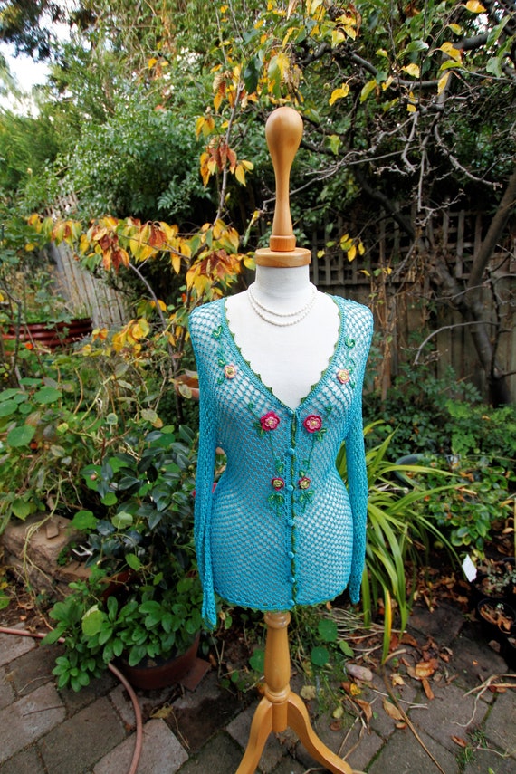 Croqueted cardigan