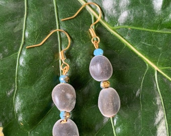 Hawaiian Welaweka Seed Earrings