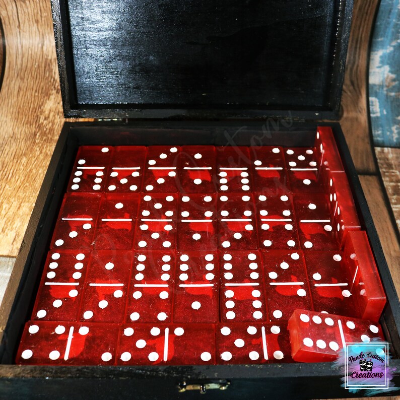 Custom Sport Team Set of Dominoes PLEASE READ DISCRIPTION 28 Dominoes Games