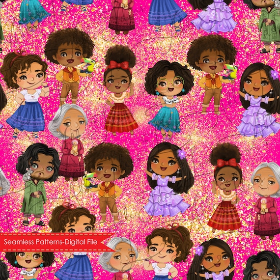 Encanto Inspired Seamless Patterndigital Paperseamless Etsy